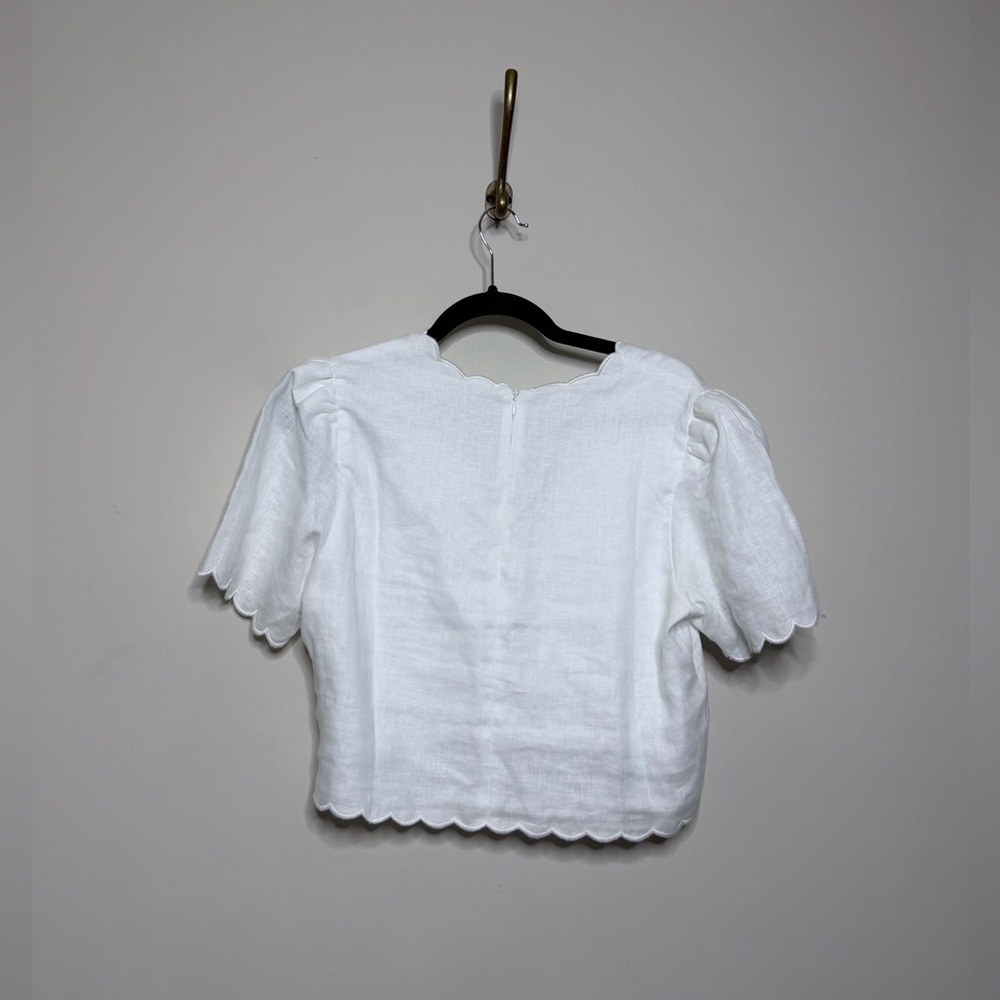 FARM Rio Roses Scallop Crop Top - Picture 6 of 6